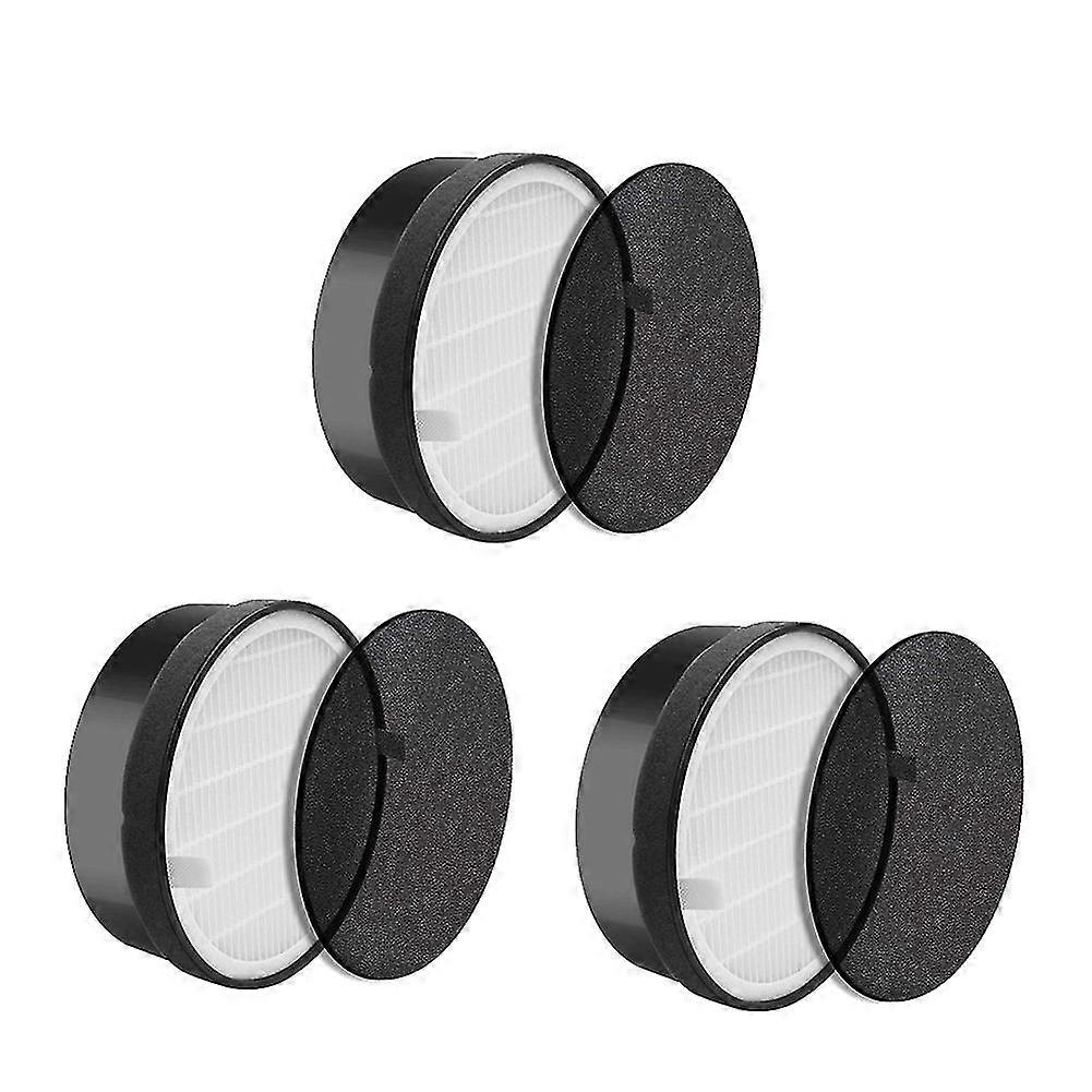 3pcs Hepa Filter Replacements For Purifier -h132 -h132-rf Activated Carbon Filter Parts
