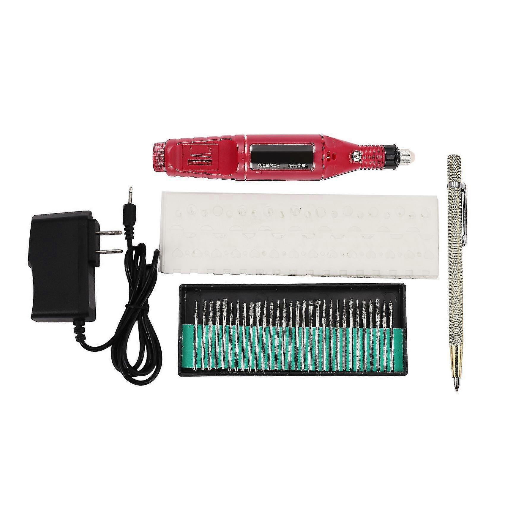 Electric Mini Engraver Pen Mini Diy Engraving Tool Kit (us Plug)-dt
