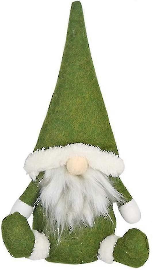 Set Of 3 Plush Christmas Dwarfs 12 Swedish Tomte Santa Claus Plush Faceless Christmas Table Decorati