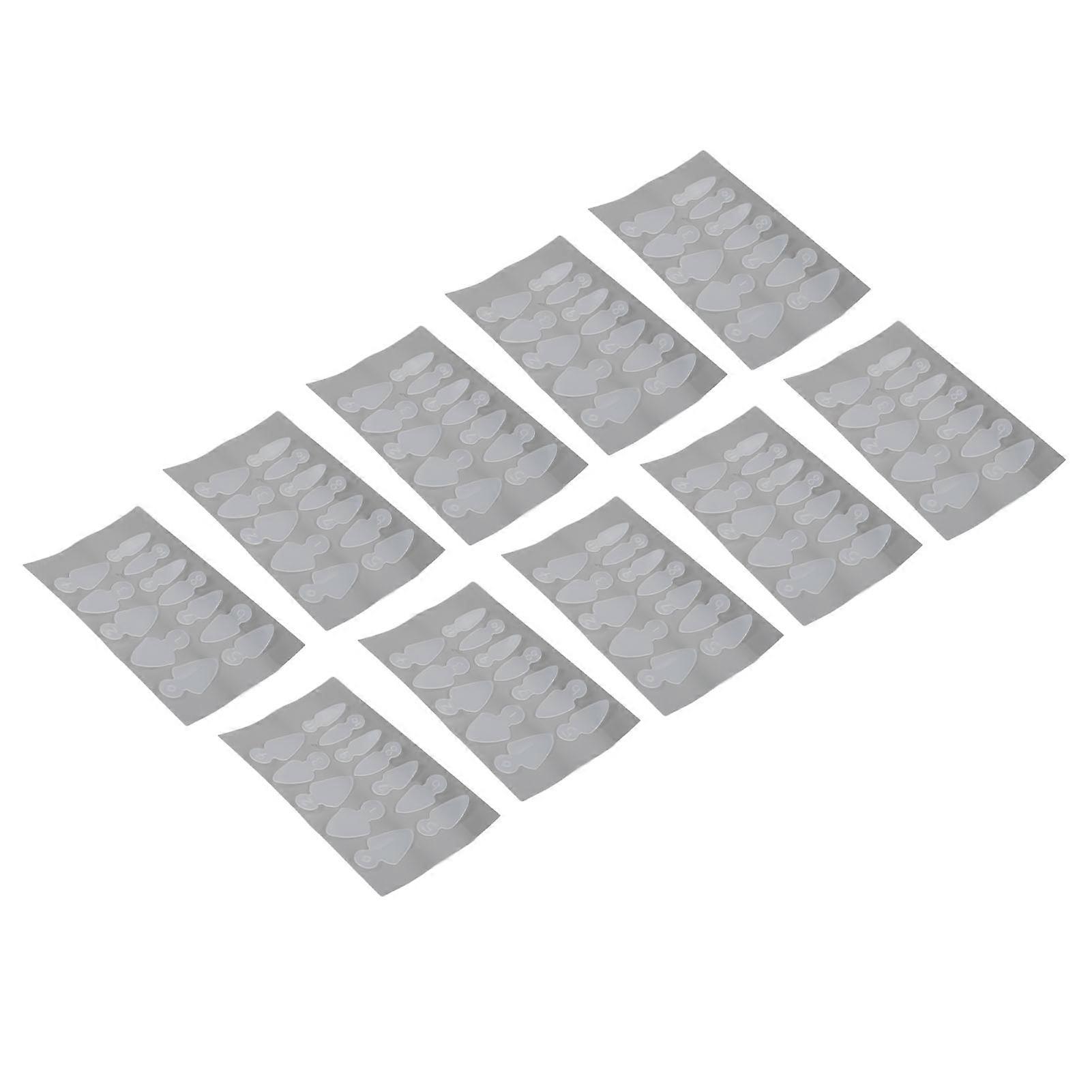120PCS Dual Nail Form Reusable Dual Mold French Nail Tips Forms Guide Extension Manicure Accessories Tools