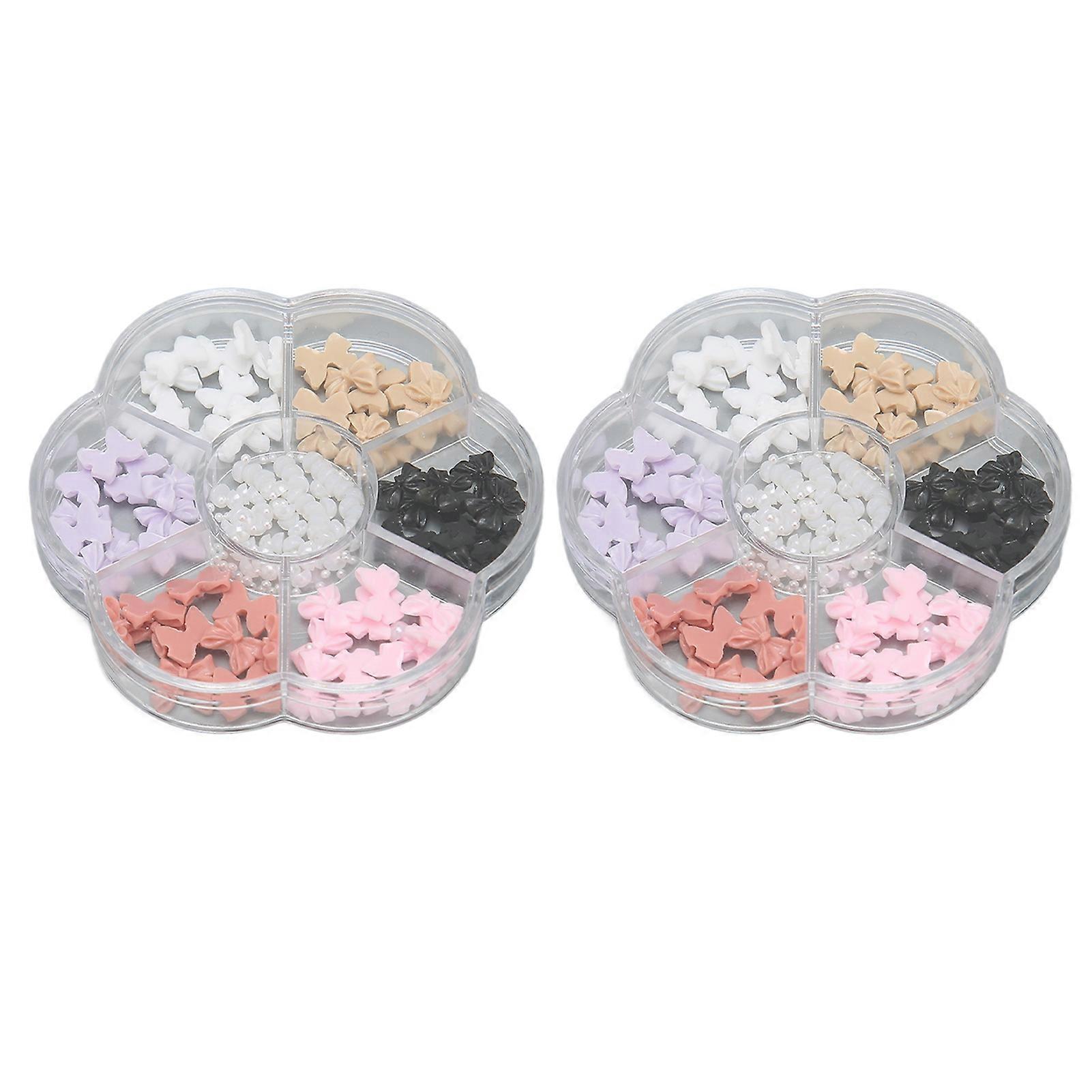 Nail Decoration Different Shapes Flatback Safe Multi Functional Portable Nail Art Slices for Home Salon