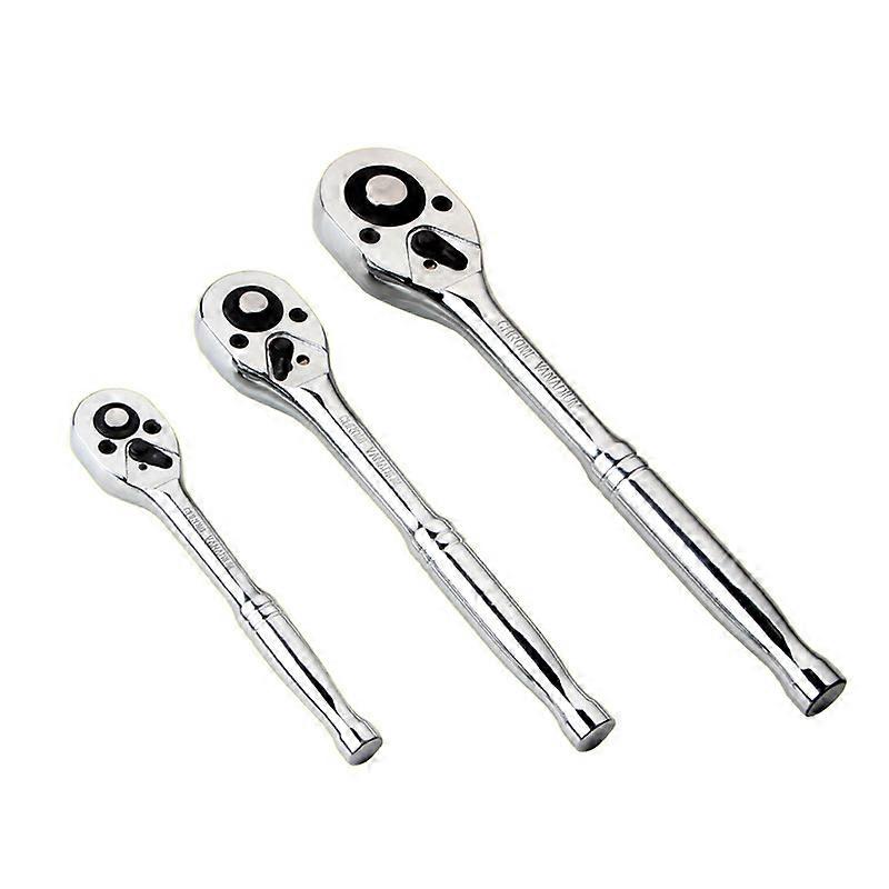 100 Teeth Quick Release Ratchet Handle Narrow Place Using Teeth More Than Normal Ratchet 1/4 3/8 or 1/2 Drive