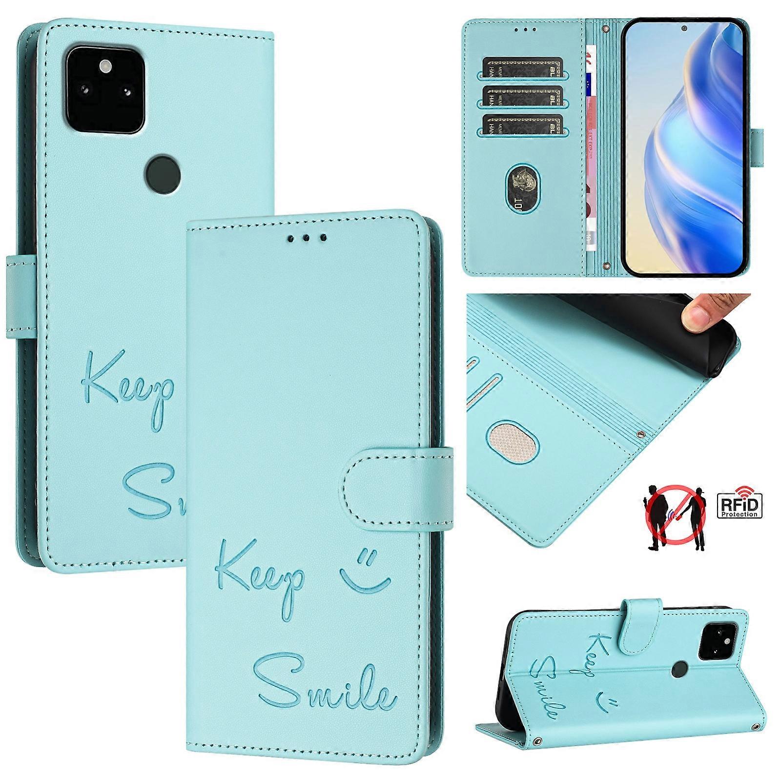 Smile RFID Leather Case For Google Pixel 5a