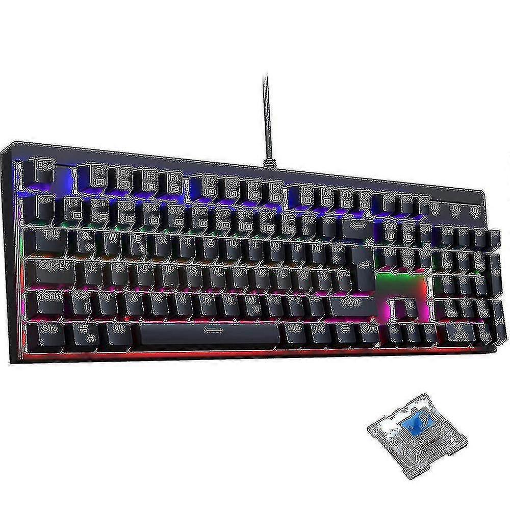 Gaming Keyboard Wired, Water-resistant with Floating Design