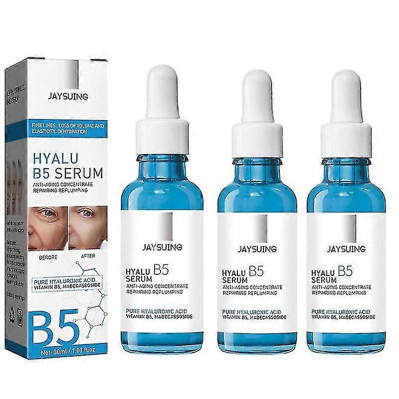 3pcs Jaysuing Anti-rughe Firming B5 Essence diluisce le linee sottili sul viso, idrata, rassoda, solleva e illumina la pelle