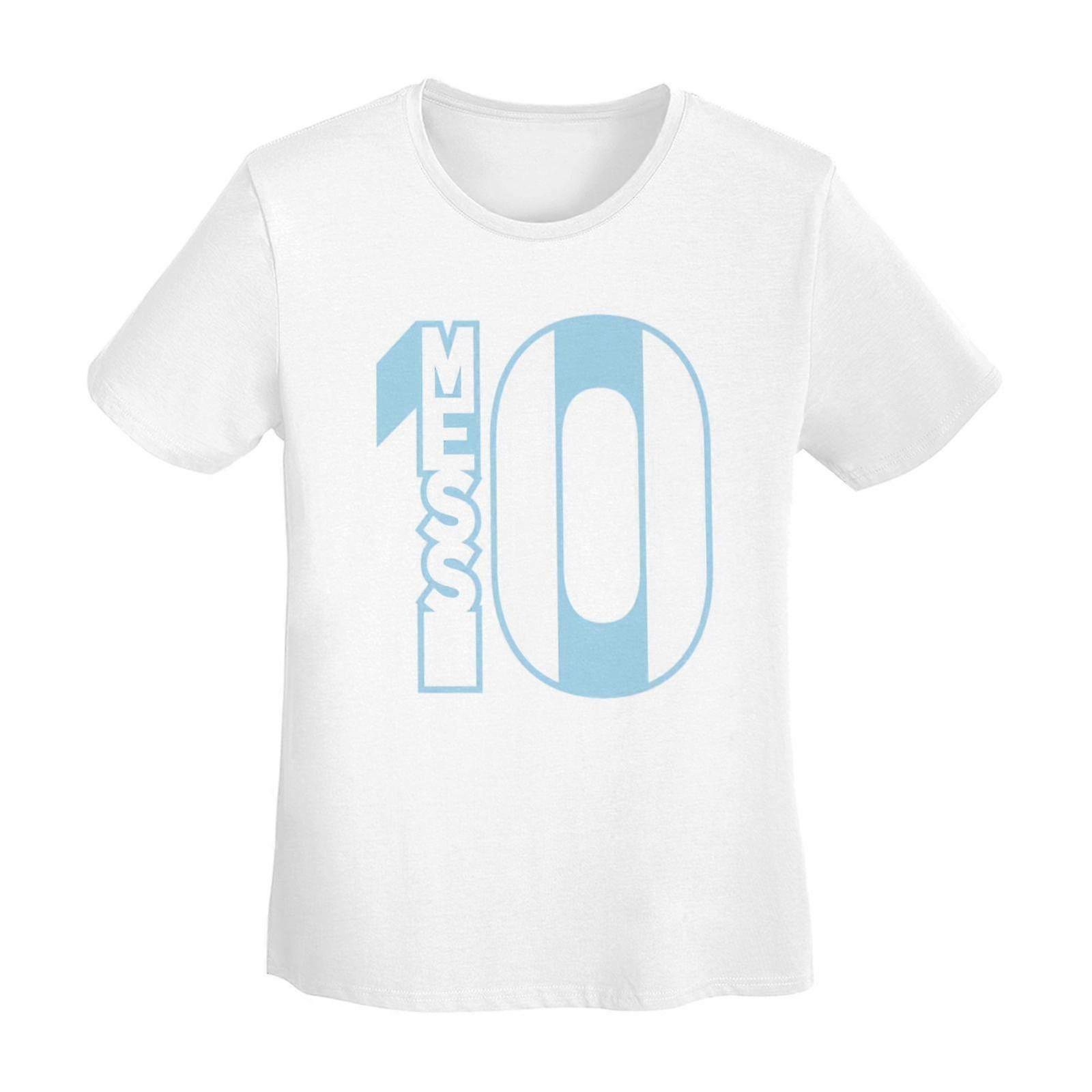 Messi Argentina 10 Dames T-shirt met korte mouwen