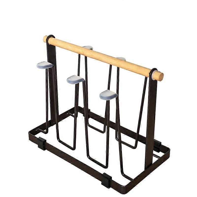 Iron Kitchen Cup Holder Drain Shelf