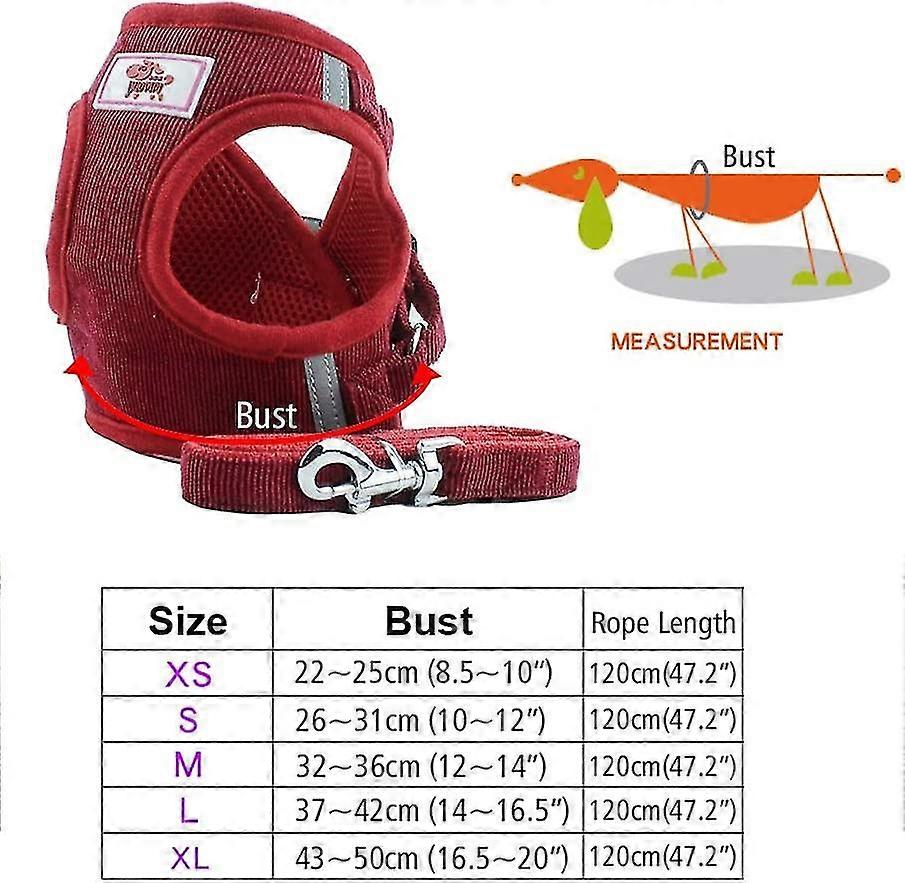 Dog Harness Air Mesh For Large, Medium, Medium  Small Dogs