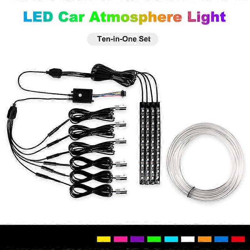 Ownice Car interior atmosphere lights RGB LED Strip with app control Only for Ownice K7 Series Car radio Muiltmedia player