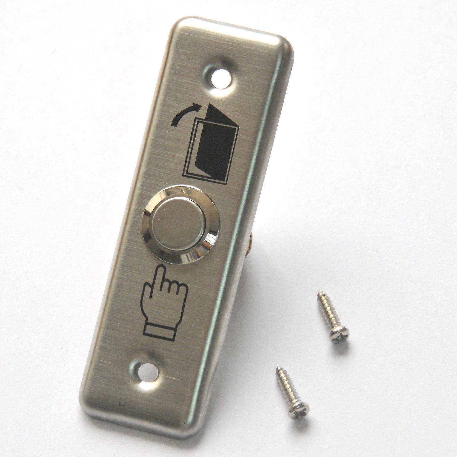 Stainless Steel Press Push Exit Release Switch Door Access Control System Exit Switch Door Push Exit Door Release Button Switch
