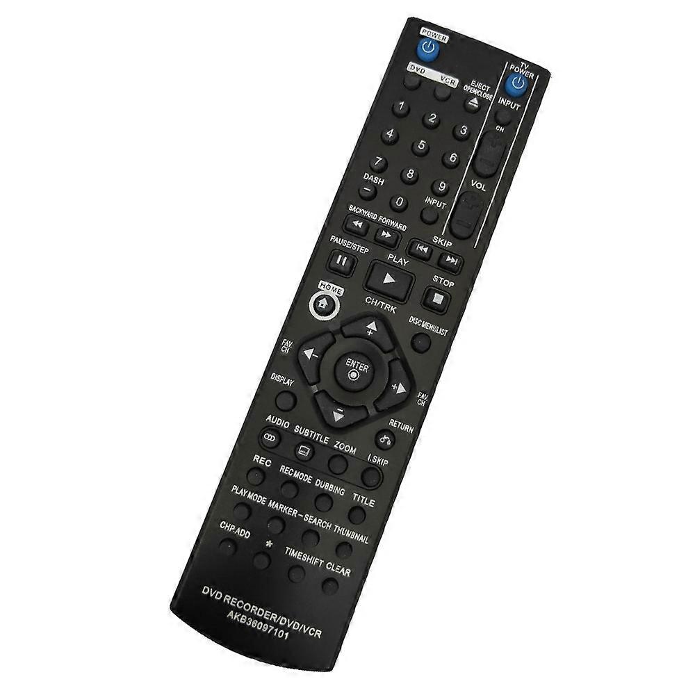 NOUVEAU Remplacement pour LG DVD Recorder DVD VCR Télécommande AKB36097101 POUR RC897T RC397HM Fernbedienung