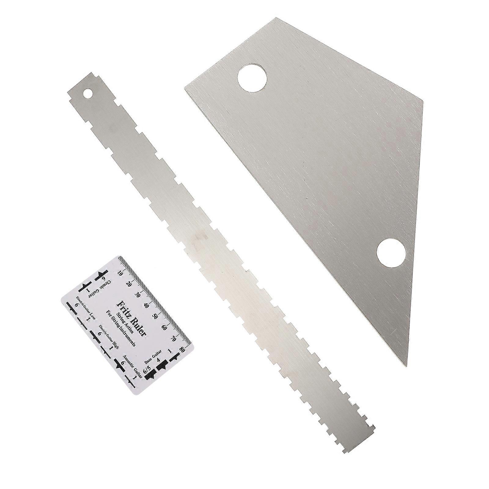 3 st gitarrbandsvippor strängmekanik linjal gitarrhals notched rak