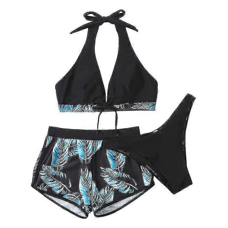 Women's Push Up Graphic Swimsuit Bikini Shorts