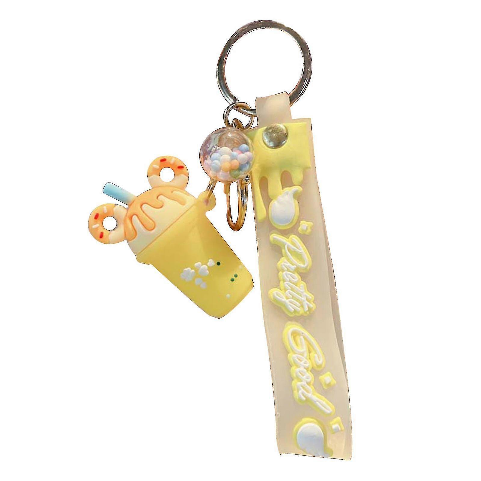 Adorable Ice Cream Schoolbag Charms Keychain For Creative For Key Ring For Boy G