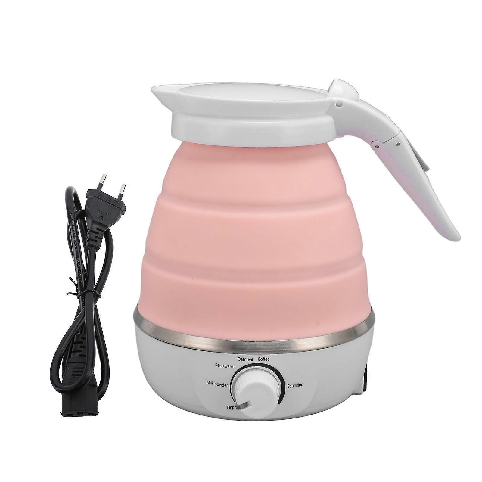 850W hopfällbar vattenkokare 600ml silikon automatisk avstängning hopfällbar varmvattenkokare för resor