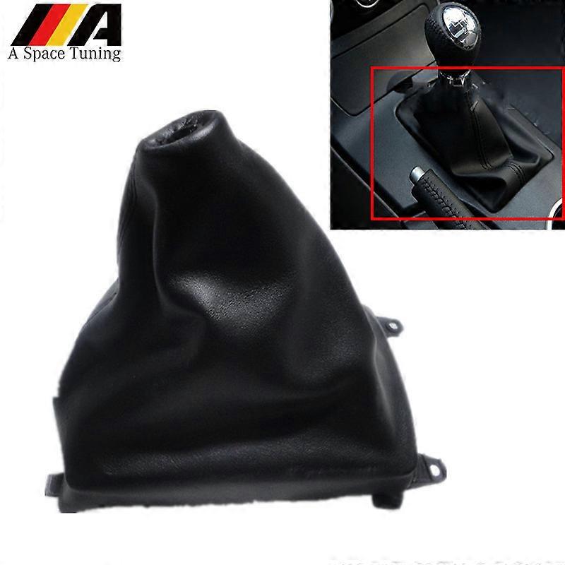 PU Leather Manual Gear Shift Knob Lever Stick Collar Gaiter Boot Cover Case For Mazda 6 M6 2002-2007 Car Styling Accessories