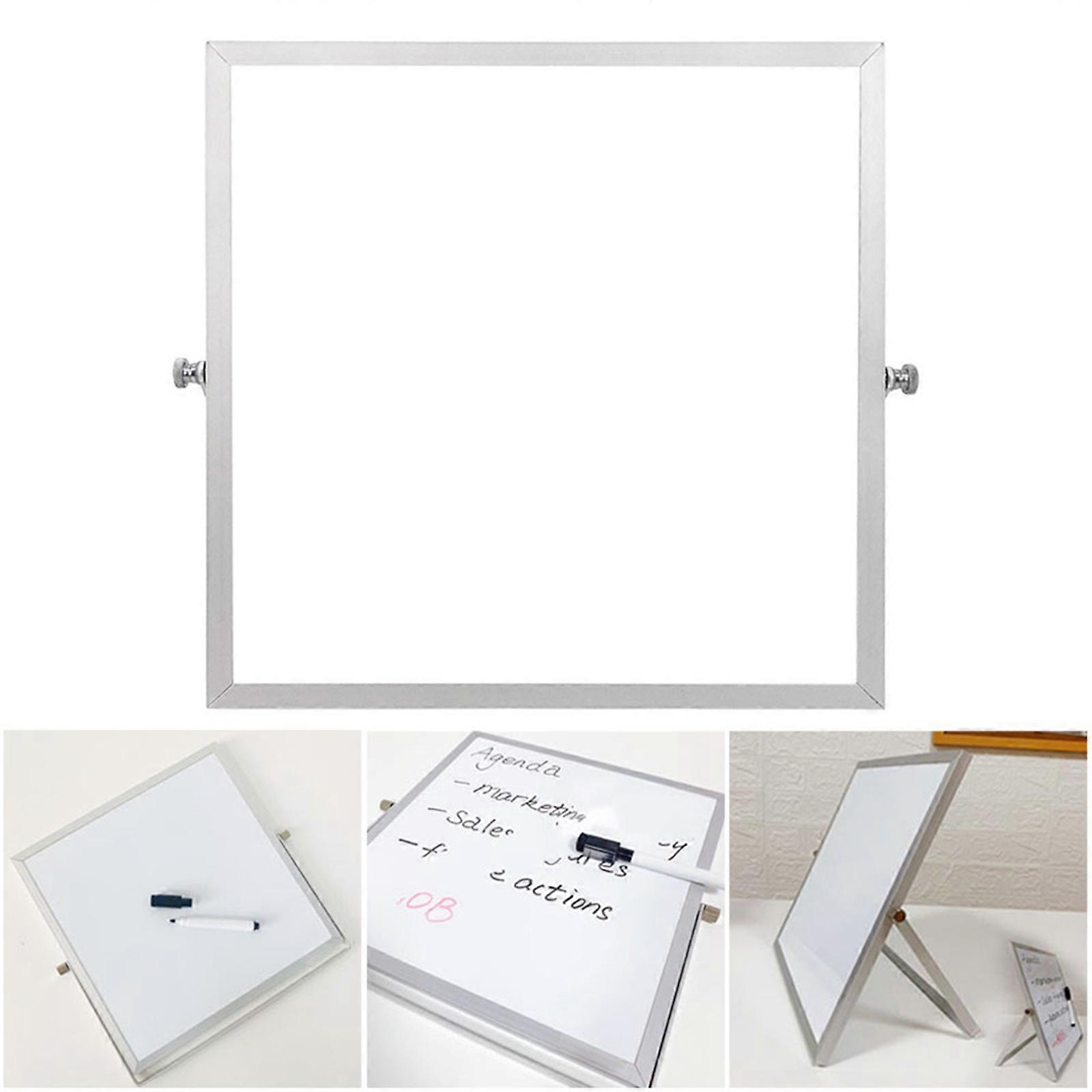 Mini Whiteboard Magnetic Board, Dry Erase White Board, Foldable Whiteboard with Stand