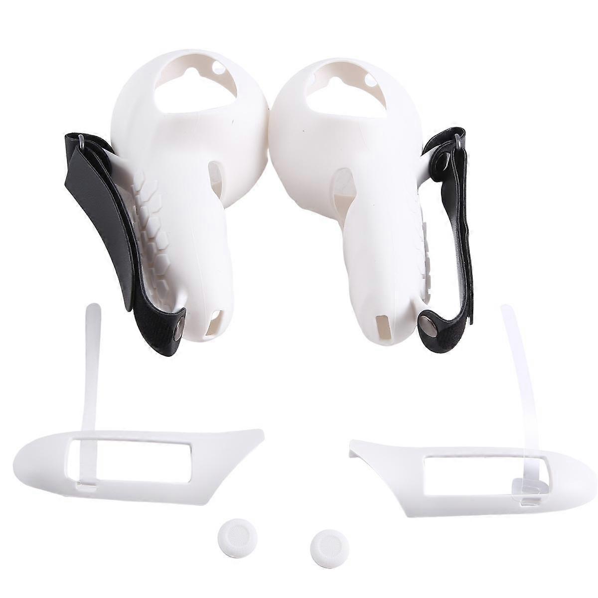 Silicone Protective Case Controller for 3 VR Headset Removable Battery Controller Case White