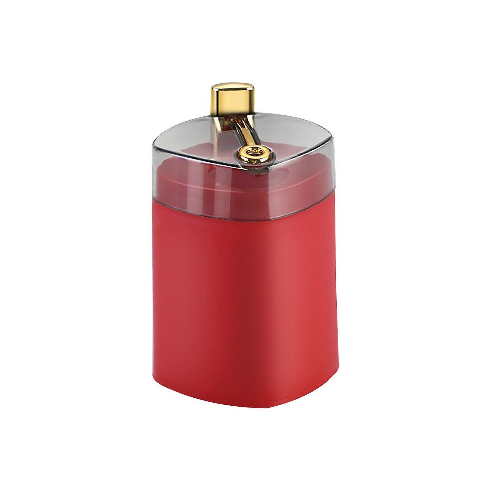 Toothpick Dispenser Bottle Plastic Hand Press Push Automatic Eject Light Storage Tank