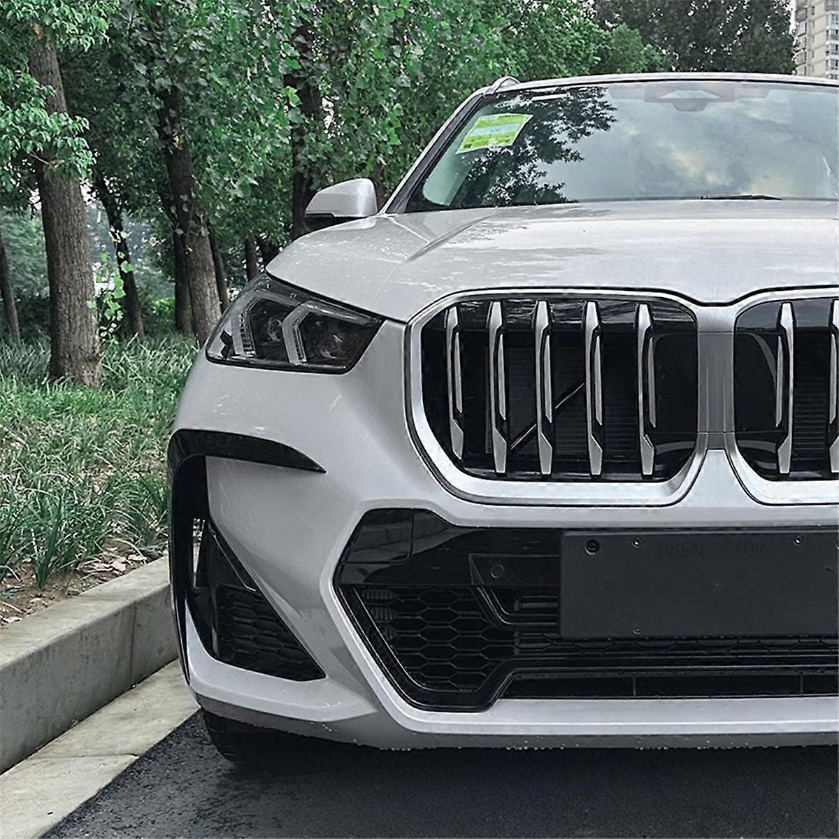 Glossy Black Front Spoiler Wind Knife for X1 U11 IX1 20i 23i 30e 25e M35i 2022-24 Bumper Surround Splitter