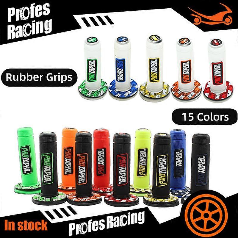 Black & Red 7/8 ATV Dirt Bike Handlebar Grips – Universal Fit, Rubber, 115mm