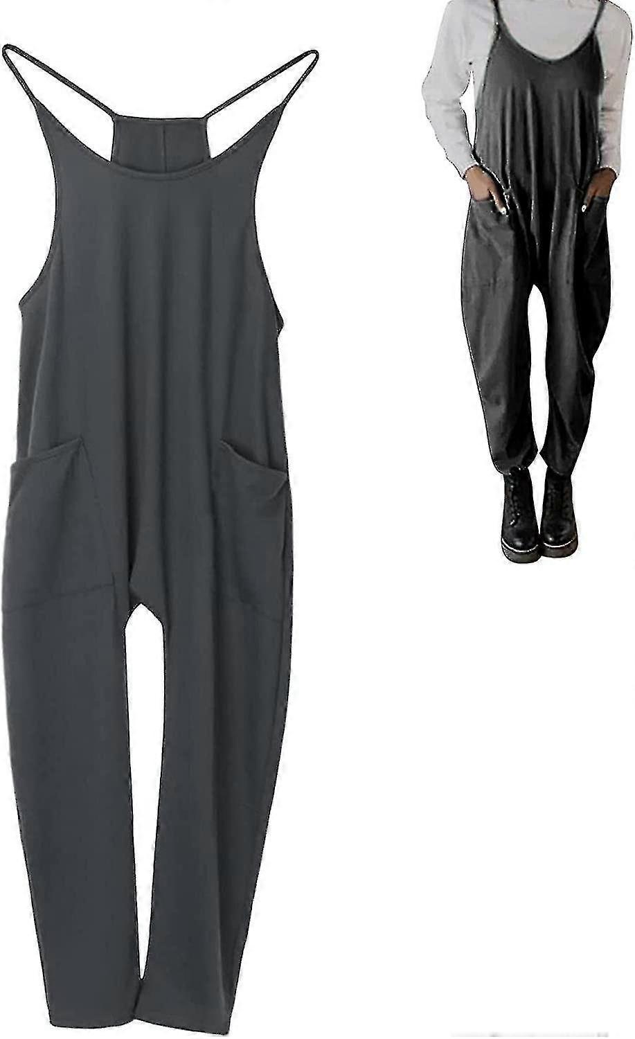 Cepli Tulum | Geniş Bacak Tulum Bayan Tulumları | Kolsuz Askılı Jumpsies Spagetti Kayış Geniş Bacak Tulumları