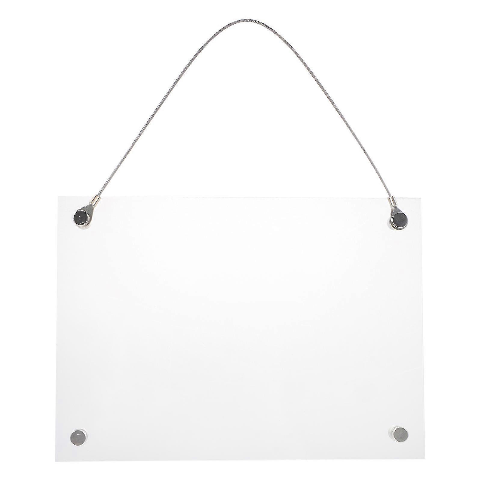 1pc Acrylic Transparent Photo Frame Certification Display Frame Wall Pendant Z