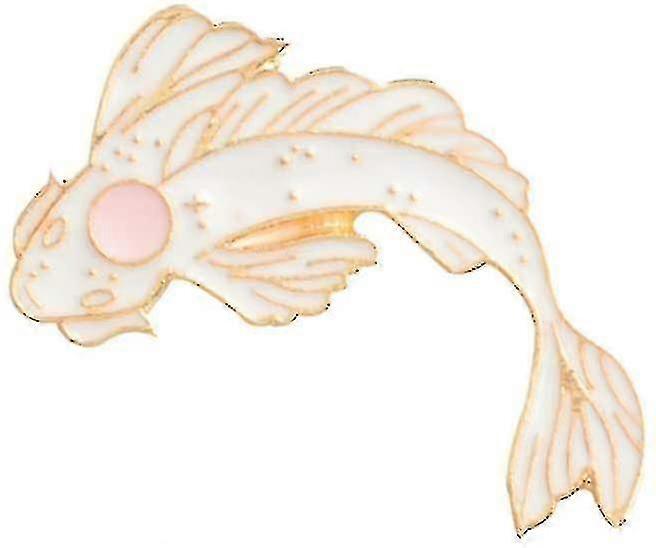 Koi Fish Pearl Jewelry Brooch, Cardigan Brooch Pin Shirt Clip Jewelry, Xz1321