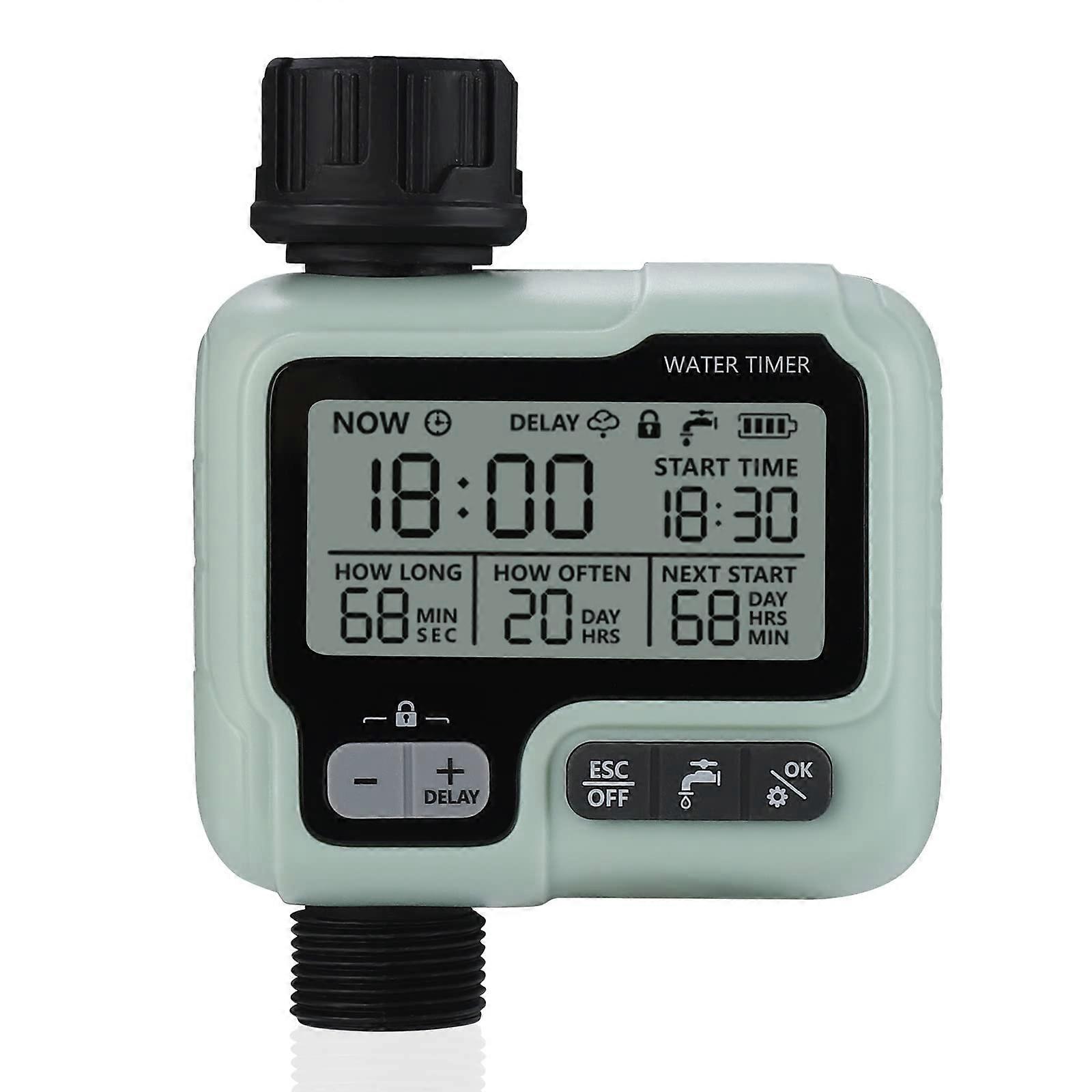 G1/2" Water Flow Sensor, 1-30L/min 1.75MPa Water Flow Hall Effect Sensor Switch, Flow Meter, Water Flow Sensor