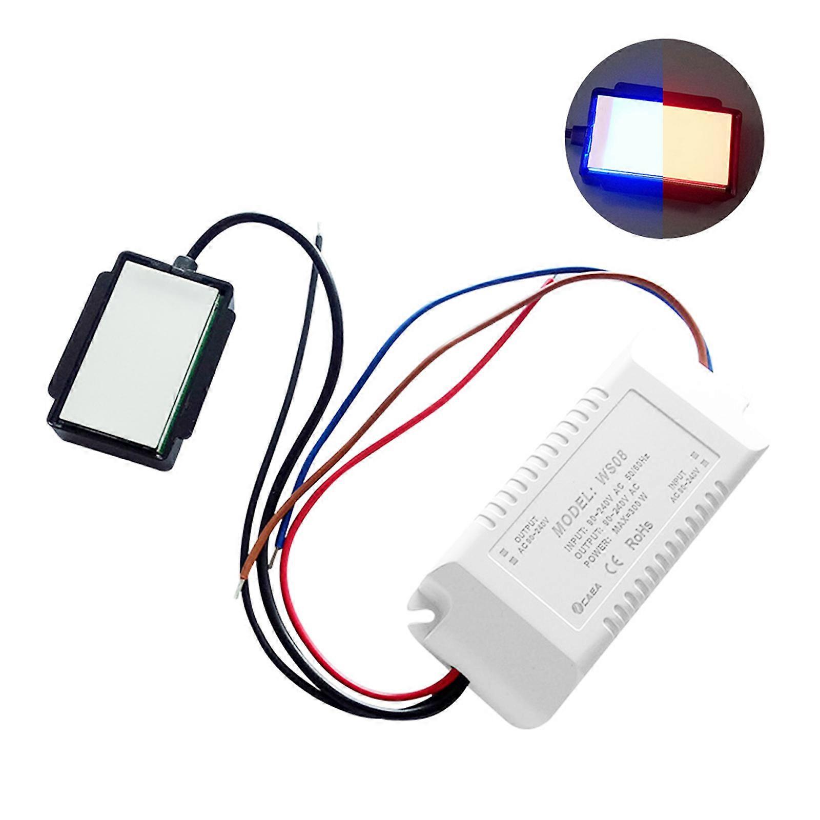 Bathroom Dimmable 220V 300W Mirror On/Off Touch Switch Anti-fog for ...