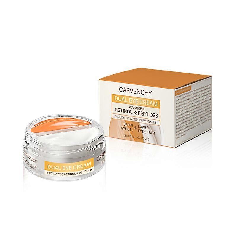 2-In-1 Eye Cream with Advanced Retinol, Peptides, Caffeine for Puffy Eyes and Dark Circles, Retinol Anti-Aging Eye Cream, Instant Tightener