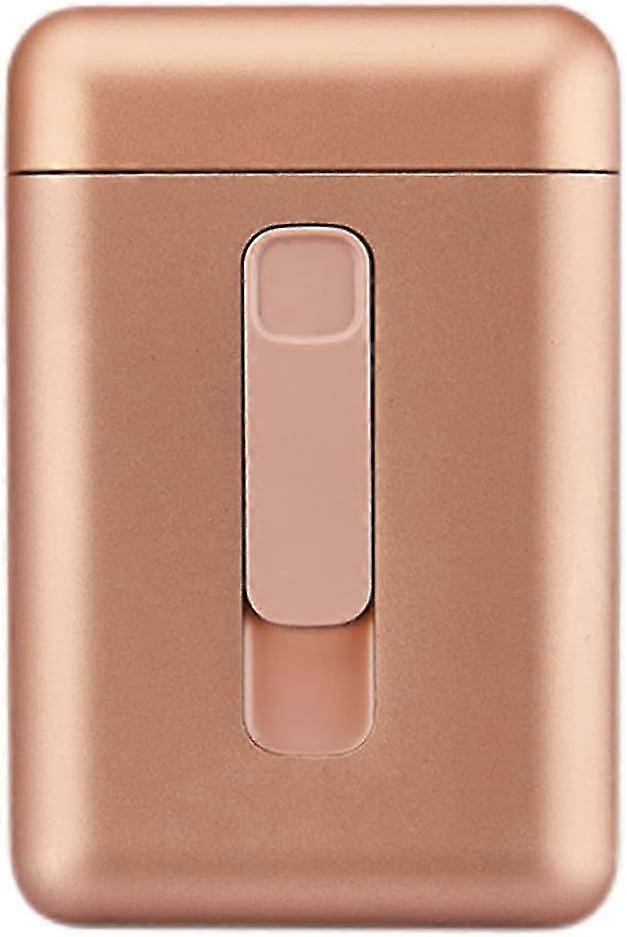 Cigarette Case With Lighter Cigarette Box 20 Pcs Ordinary Cigarettes King Size Portable Cigarettes Usb Lighters 2 In 1 Lighter