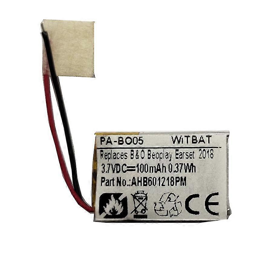 xjSuitable For B&o Beoplay Earset 2018 Bluetooth Headset Battery Ahb601218pm