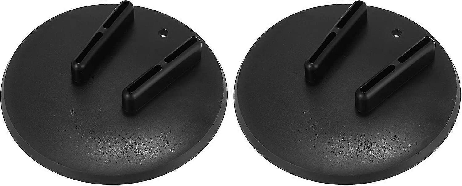 Motorcycle Kickstand Pad Support Pad Side Stand Extension Padblack2pcs