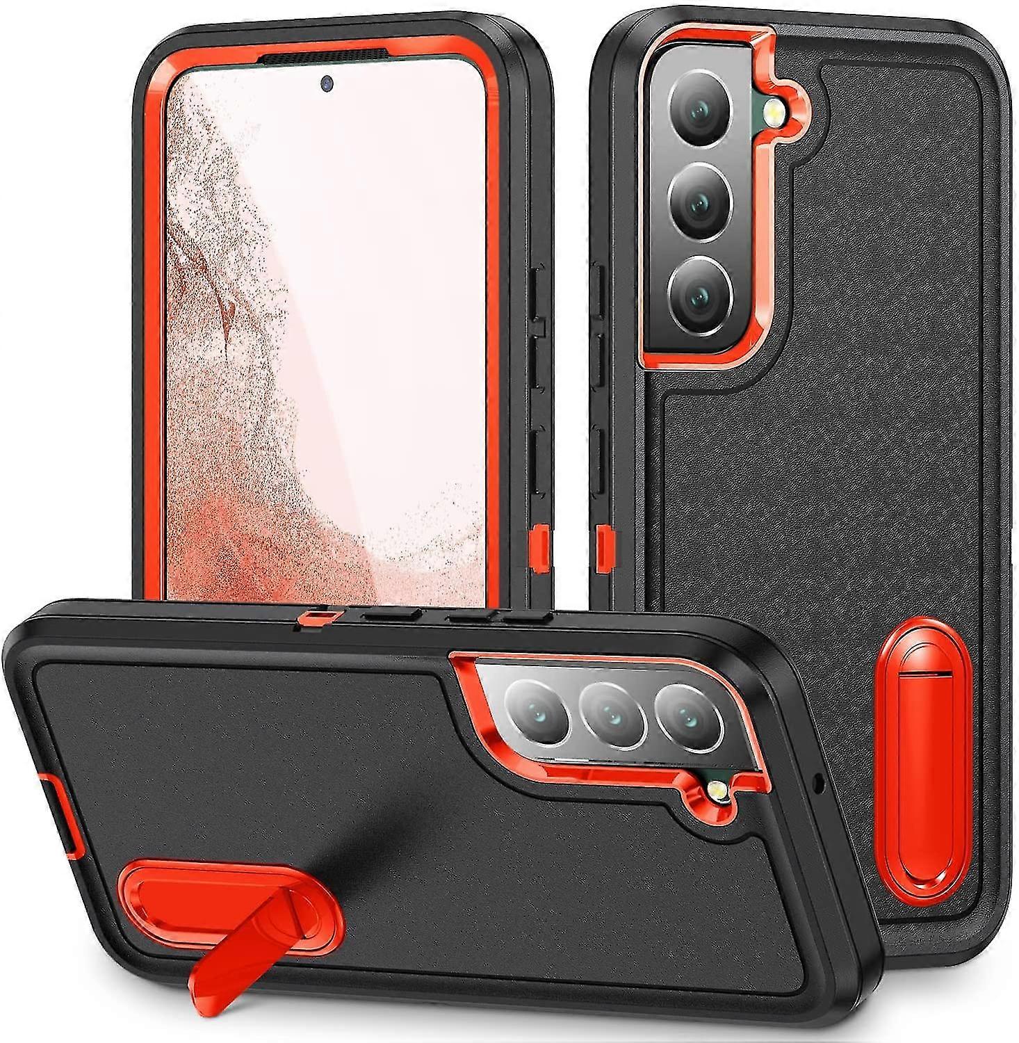 Military Grade Protective Case Compatible With Samsung Galaxy S22/ S22 Ultra Case With Kickstand