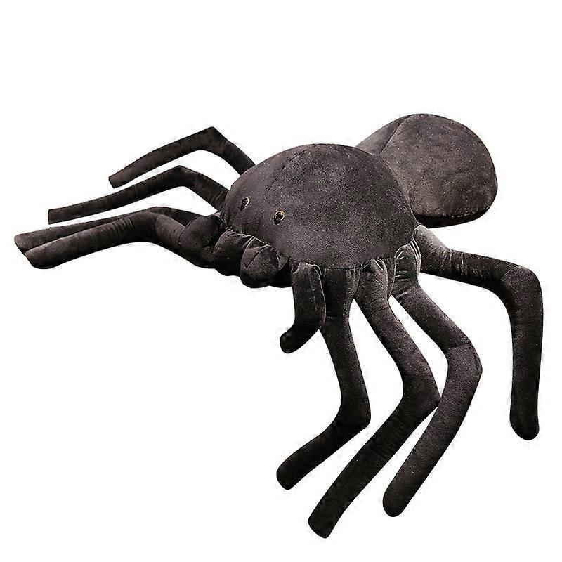 Black Spider Plush Toy Huge Realistic Fluffy Stuffed Animal