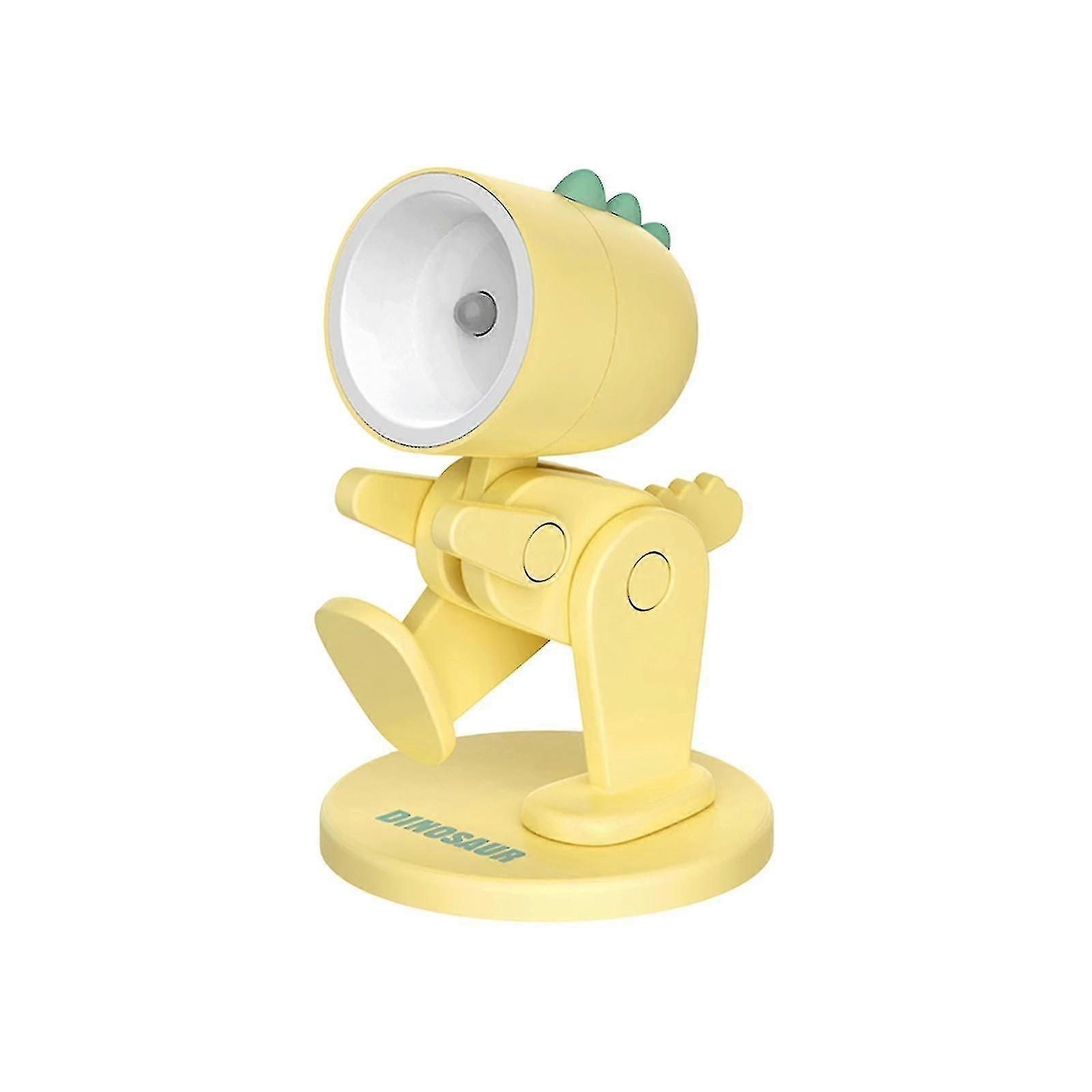 Mini Table Lamp,portable Dinosaur Bunny Shaped Led Night Light With Phone Holder Function