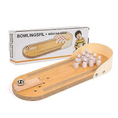 Children's educational wooden toys mini bowling parent-child interactive table game