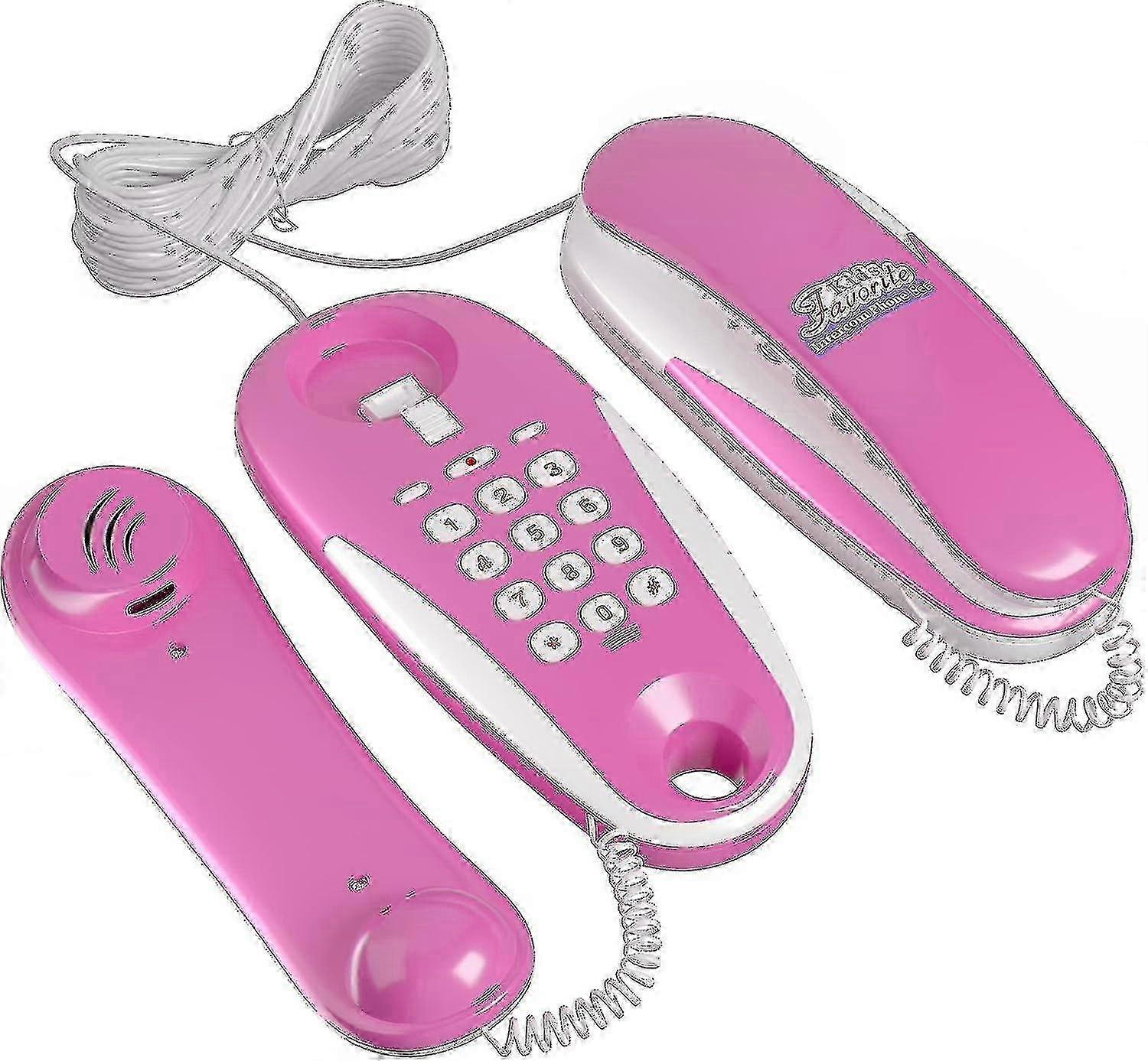 أطفال يلعبون الهاتف ، لعبة الاتصال الداخلي مع أصوات رنين حقيقية ، التظاهر بلعب الهاتف ، خط هاتف طويل جدا 23 قدما مع الأطفال للدردشة والتعلم ، طفل صغير D