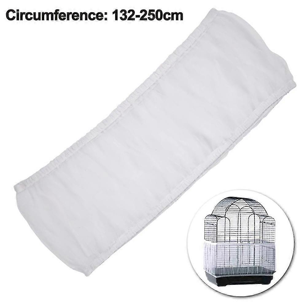 Birdcage Cover, Birdcage Protective Mesh Skirt Adjustable Drawstring