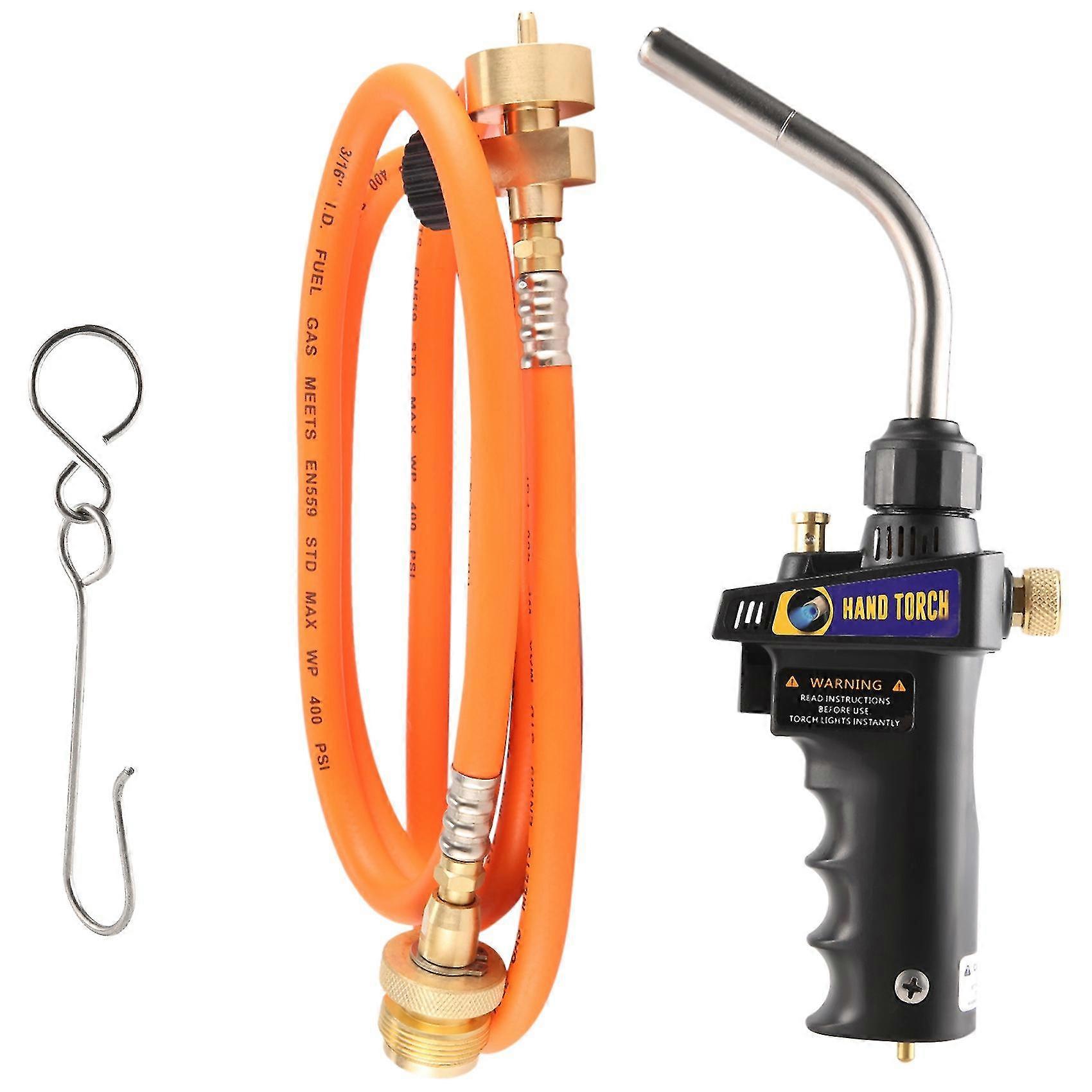 Per Mapp Gas Brazing Torch Trigger-start Torch Self Ignition Trigger 1.5m Hose per tutte le saldature