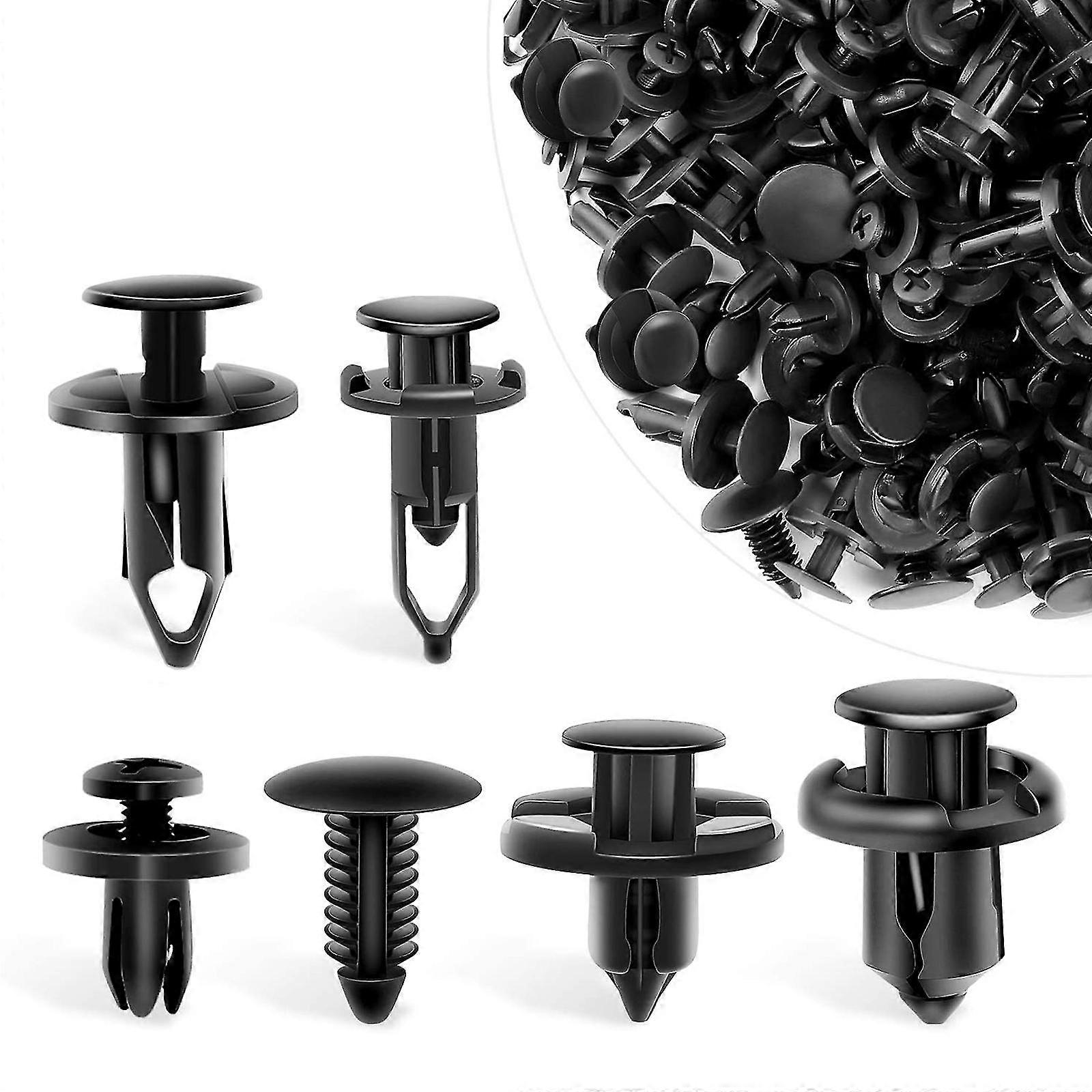 Car Bumper Retainers Clips Kit Push Rivets Expansion Screws Replacement Set