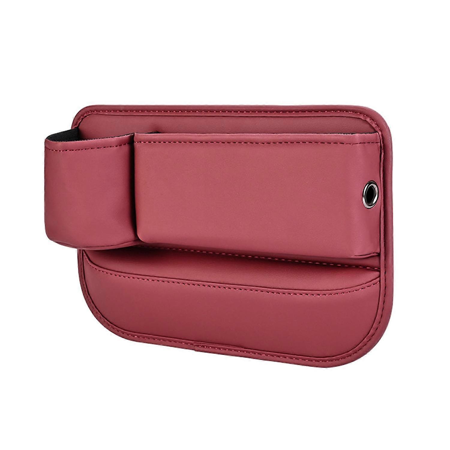 Car Seat Gap Storage Box with Cup Holder Large Capacity Waterproof Easy to Install Universal Auto