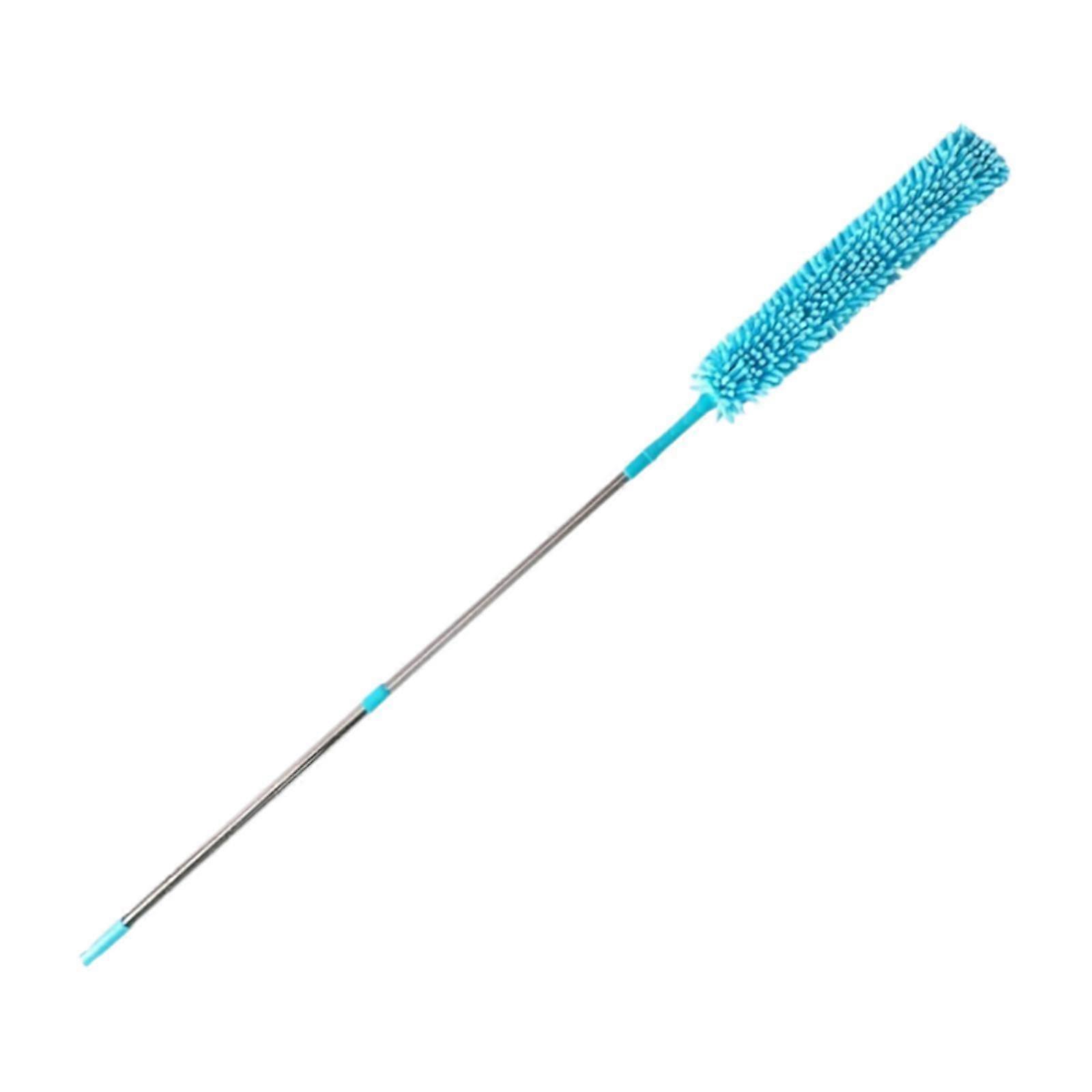 Retractable Duster Cleaner Long Handle Duster for Desktop Cobweb Bookshelves Blue