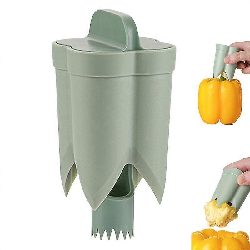 Pepper Corer Chili Seed Remover Jalapeno Peppers Cucumber Tomato Deseeder Twist Seed Bell Core Separator Cutter Kitchen Tool