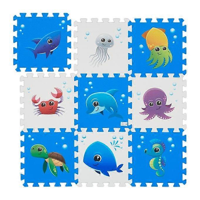 Puzzle mat with sea animals