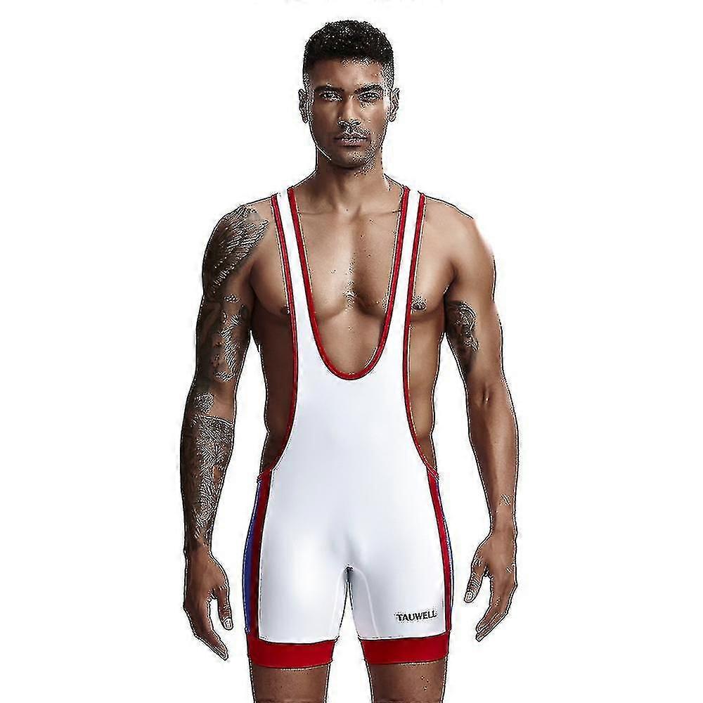 Men's Multi-function Training Tight Bodysuit Wrestling Singlet Quick-drying Running Bodybuilding Clothing - JA