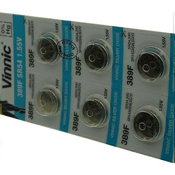 Pack de 10 pilas Vinnic para MAXELL 389