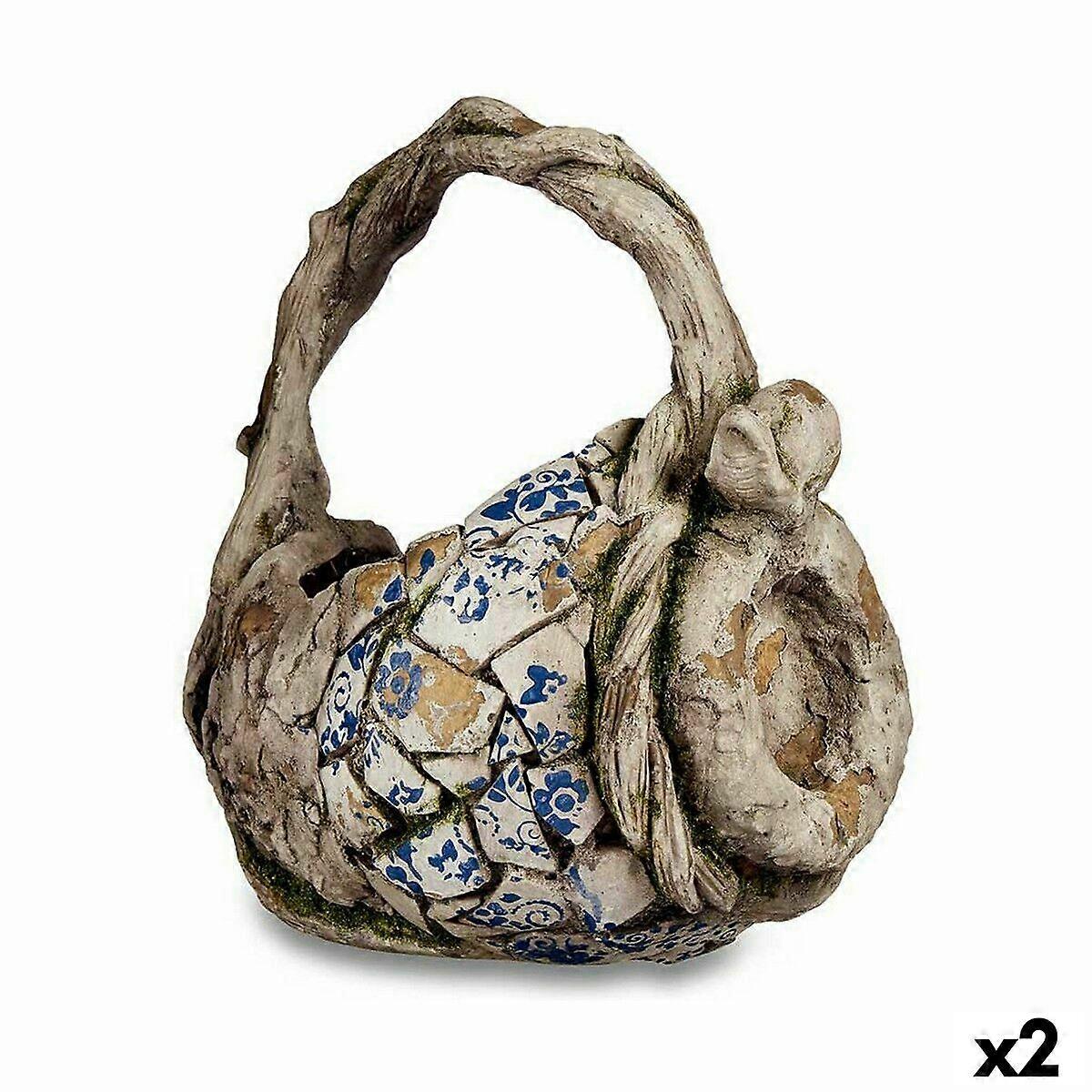 Decorative Garden Figure Ibergarden Polyresin Vase 23,5 x 35 x 31 cm (2 Units)
