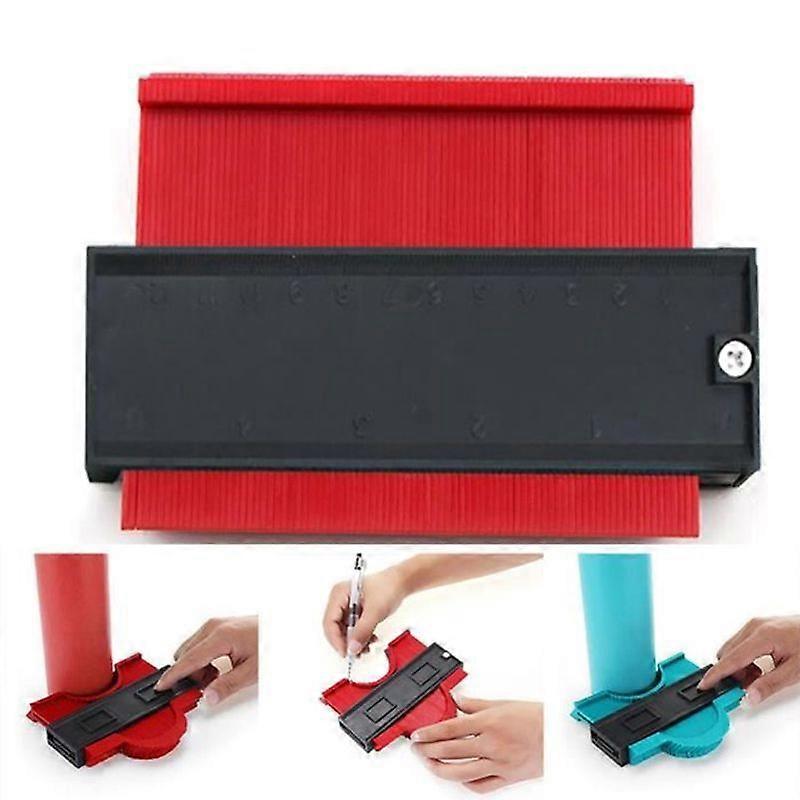 Contour Gauge - Brand - Model - Length - Red - High Quality ABS Plastic